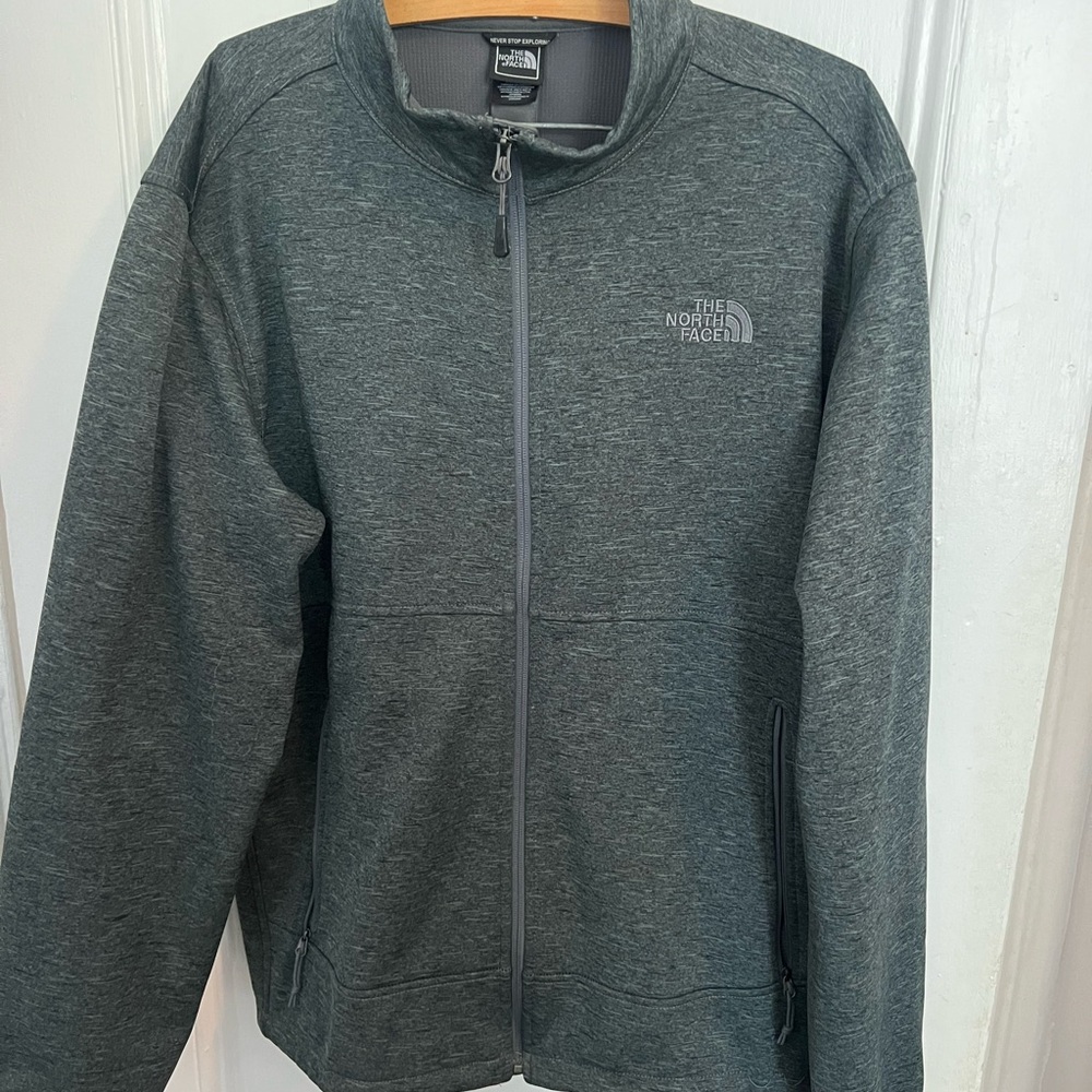 The North Face Gray Full-Zip Jacket